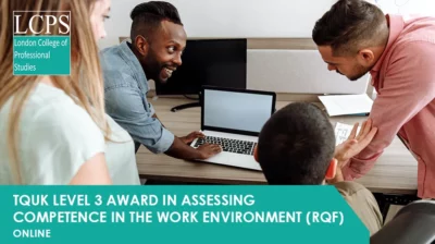 TQUK Level 3 Award in Assessing Competence in the Work Environment