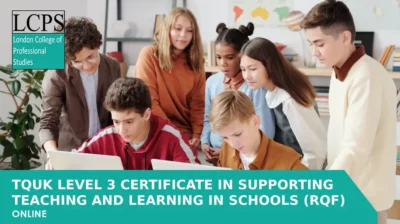 TQUK Level 3 Certificate in Supporting Teaching and Learning in Schools (RQF)