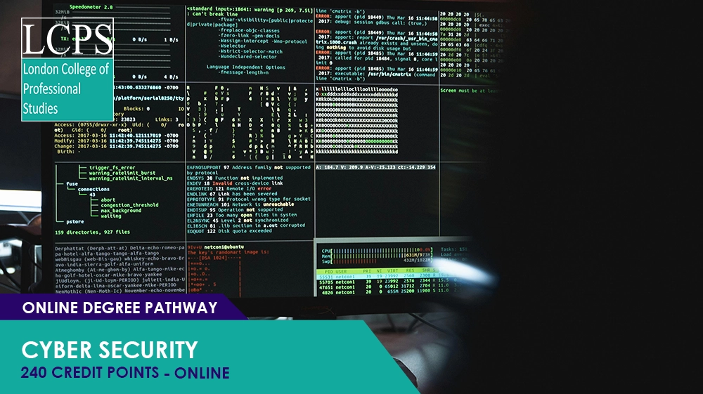Cyber Security – Online Degree Pathway (240 Credits)