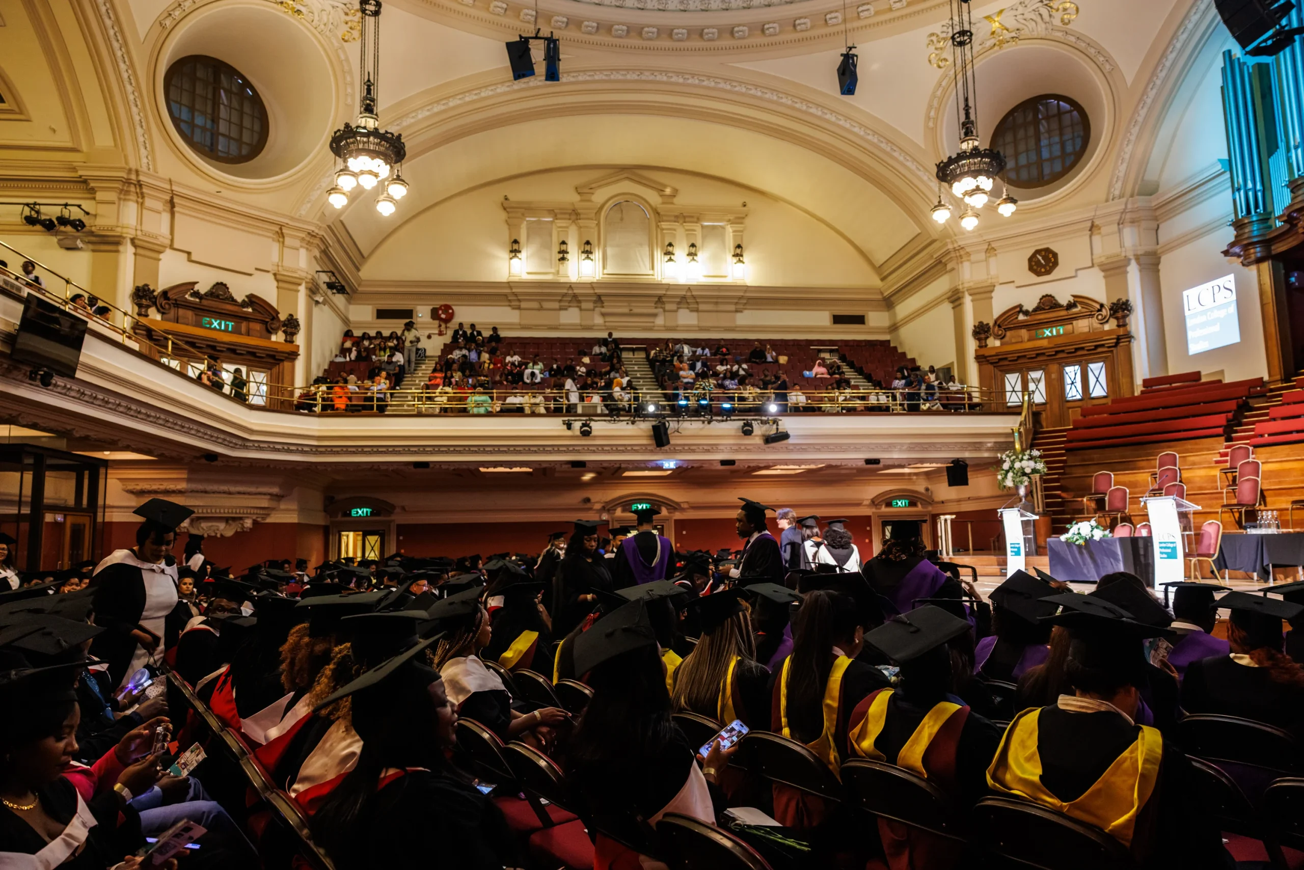 Graduates and guests gathered for the LCPS graduation ceremony